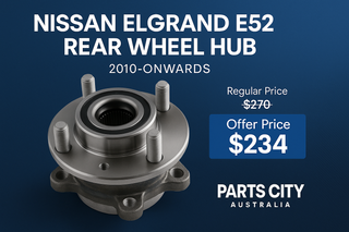 NISSAN ELGRAND E52 REAR WHEEL HUB 2010-ONWARDS On Parts City Australia