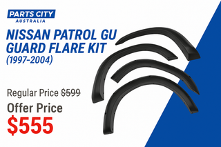 NISSAN PATROL GU GUARD FLARE KIT 1997-2004 On Parts City Australia