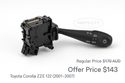 TOYOTA COROLLA ZZE122 BLINKER SWITCH 2001-2007 On Parts City Australia
