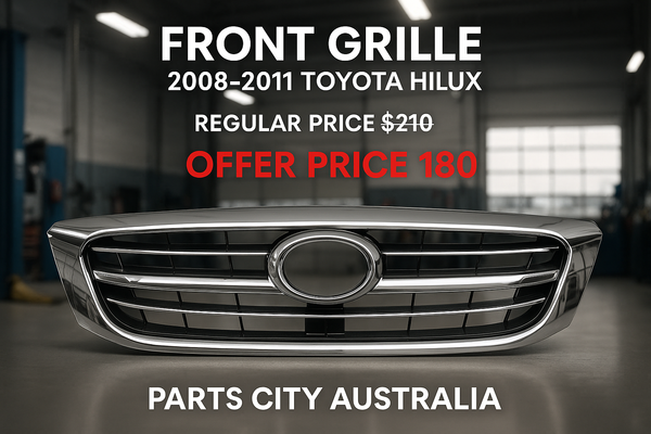 TOYOTA HILUX FRONT GRILLE FULL CHROME 2008-2011 On Parts City Australia