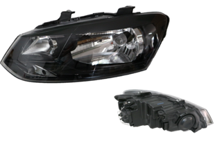 HEADLIGHT LEFT HAND SIDE FOR VOLKSWAGEN POLO 6R 2010-2014