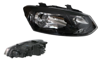 HEADLIGHT RIGHT HAND SIDE FOR VOLKSWAGEN POLO 6R 2010-2014
