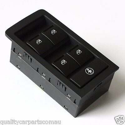 POWER WINDOW MASTER SWITCH, BLACK FOR HOLDEN COMMODORE VY VZ - Parts City Australia