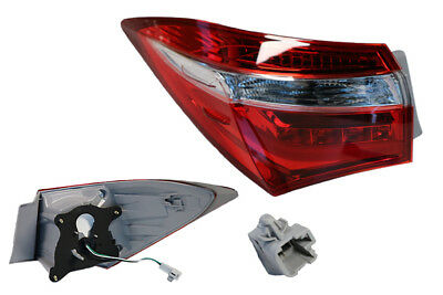 TAIL LIGHT OUTER LEFT HAND SIDE FOR TOYOTA COROLLA ZRE172 SEDAN 2013-2