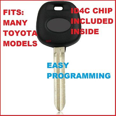 Transponder Key with Chip fit Toyota Camry Avalon echo corolla tarago