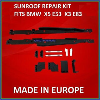 Sunroof Clips and Rail Mount Bracket repair kit fit BMW - Parts City Australia