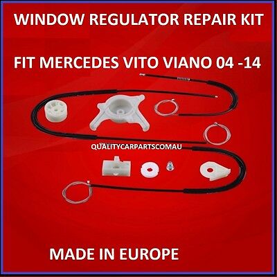 Front Window Regulator Kit Left Side for Mercedes W639 Vito Viano 2004