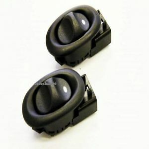 REAR/FRONT Electric Power Window Switch PAIR BLACK Holden Commodore VT