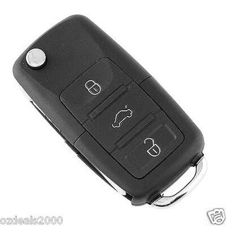 VW VOLKSWAGEN FLIP KEY REMOTE FOB SHELL CASE REPLACEMENT GOLF PASSAT J