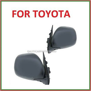 ELECTRIC DOOR MIRRORS LEFT & RIGHT, PAIR FOR TOYOTA HIACE VAN 2005-201