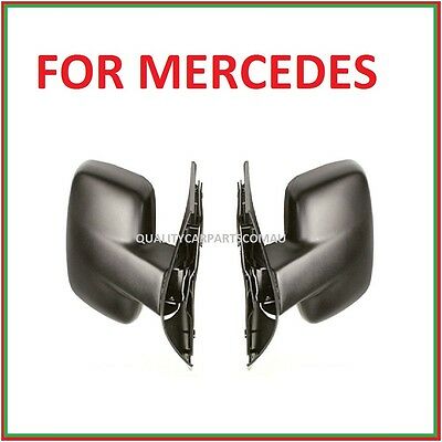 MANUAL DOOR MIRRORS LEFT & RIGHT SIDES FOR MERCEDES VITO VAN W638 1998
