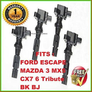 4X IGNITION COIL FOR MAZDA -Parts City Australia