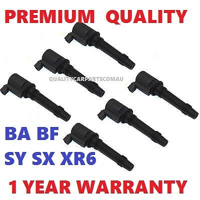 6 Ignition Coil Pack BA BF Ford Fairlane Falcon Fairmont LTD Territory- Parts City Australia