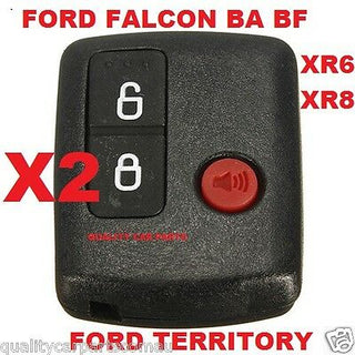 2 x Ford BA BF Falcon Territory SX SY Ute/Wagon 2002-2011 Car Remote 3- Parts City Australia