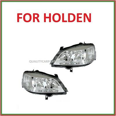 HEAD LIGHTS CHROME FOR HOLDEN ASTRA TS 1998-2004