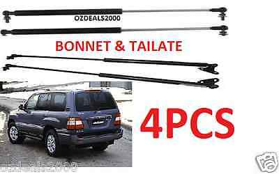 Bonnet & tailgate Gas Struts FITS Toyota Landcruiser 100 Series combo