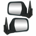 Door Mirror PAIR Black SR5 Manual Fits Toyota Hilux Ute - Parts City Australia